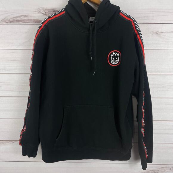Vintage Spitfire Wheels "The End" Long Sleeve‎ Pullover Hoodie Size Medium - Picture 1 of 9